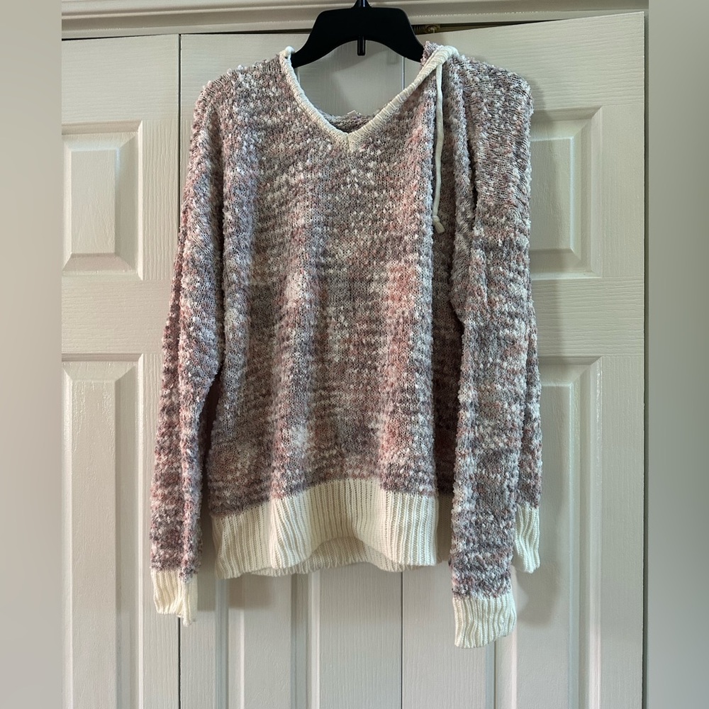 Maurice’s Pink/White/ Purple Sweater